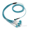 24F ​MPO-LC 2.0mm Duplex OM4 Hybrid Cable